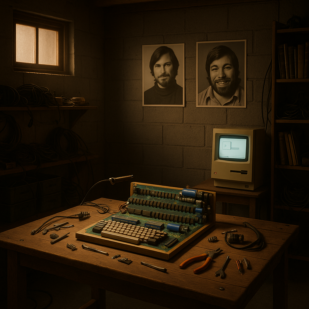 Apple II auf einem Tisch